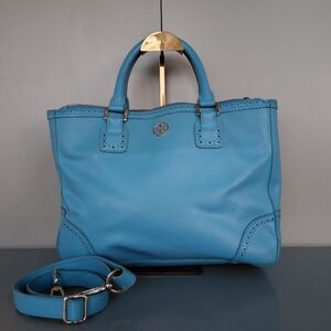 Tory Burch Sky Blue Satchel
